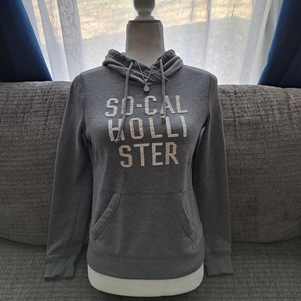 Hollister Women's So-Cal Gray Hoodie